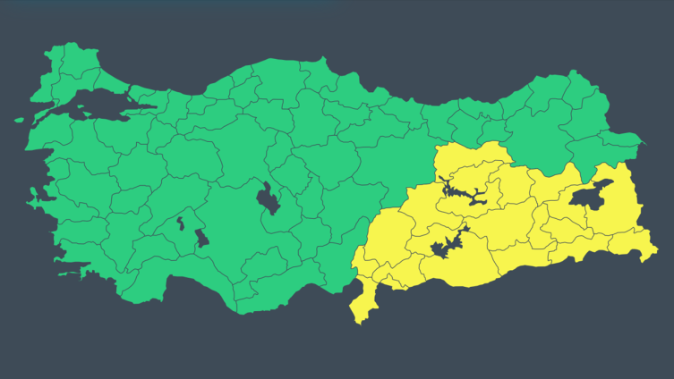 Deprem bölgesinde kuvvetli yağış bekleniyor